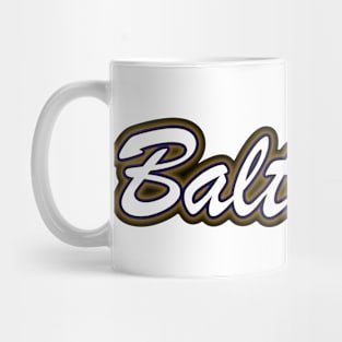 Football Fan of Baltimore Mug